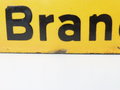 Emailschild "  Luftschutz Brandwache" 15 x 42cm