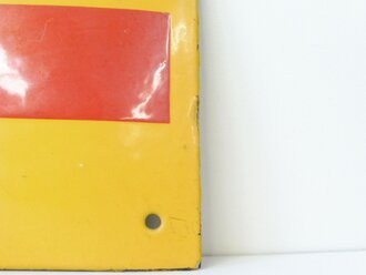 Emailschild "  Luftschutz Deckungsgraben" 15 x 42cm