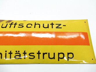 Emailschild " Luftschutz Sanitätstrupp" 30 x 84cm