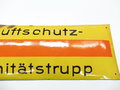 Emailschild " Luftschutz Sanitätstrupp" 30 x 84cm