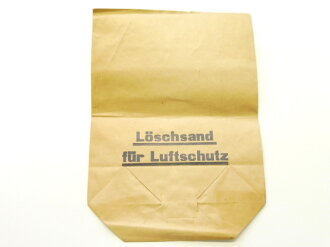 Papiertüte "Löschsand für Luftschutz" ungebrauchtes Stück