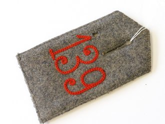 1. Weltkrieg, feldgraue Schulterklappe 139