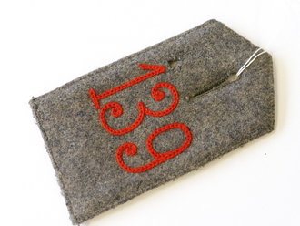 1. Weltkrieg, feldgraue Schulterklappe 139