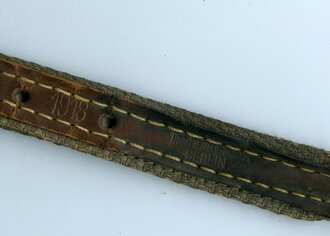 1. Weltkrieg, Hinterzeug aus Ersatzmaterial datiert 1918. Guter Zustand