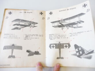 1.Weltkrieg Dienstvorschrift mit "Flugzeug Abbildungen, Ausgabe A: Für Mannschaften"