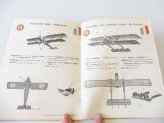 1.Weltkrieg Dienstvorschrift mit "Flugzeug Abbildungen, Ausgabe A: Für Mannschaften"