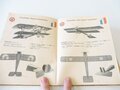 1.Weltkrieg Dienstvorschrift mit "Flugzeug Abbildungen, Ausgabe A: Für Mannschaften"  Dabei 6 seitige Anweisung