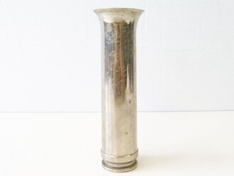 Vase aus Kartusche wohl 3,7cm Flak. Nachkriegsumbau "Schwerter zu Pflugscharen"