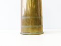 Vase aus englischer ? Kartusche von 1941,  Höhe 28,5cm. Nachkriegsumbau "Schwerter zu Pflugscharen"