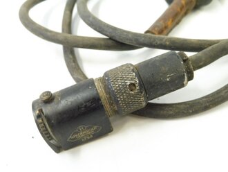Beleuchtungskabel (Anstecklampe) für fast alle Optiken der Wehrmacht. Hersteller Rodenstock München