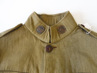 U.S. WWI Transport Corps wool tunic , Used, insignia original sewn