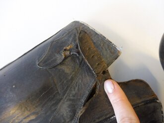 U.S. WWI leather boots, not dry but could use some grease, Sole is 27cm long