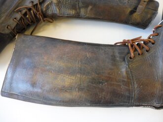 U.S. WWI leather boots, not dry but could use some grease, Sole is 27cm long