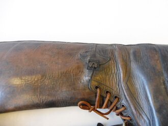 U.S. WWI leather boots, not dry but could use some grease, Sole is 27cm long