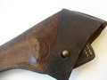 U.S. 1917 dated leather handgun holster, used , good condition