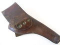 U.S. 1917 dated leather handgun holster, used , good condition