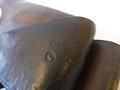 U.S. 1917 dated leather handgun holster, used , good condition