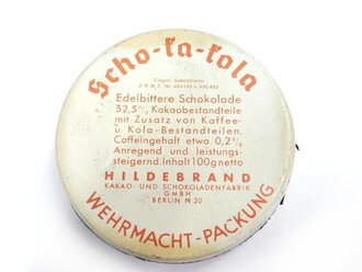 Scho-ka-kola Dose Wehrmacht Packung 1941, ungeöffnetes Stück