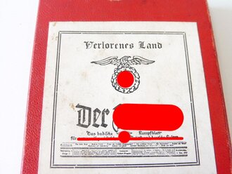 Quartettspiel " Verlorenes Land" Herausgeber " Der Führer - Das badische Kampfblatt für N.S. Politik und deutsche Kultur" Komplett, selten