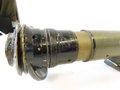 Kriegsmarine Pankratisches Scharten Zielfernrohr für 8,8cm Schiffsgeschütze, Carl Zeiss Jena. Überlackiertes Stück, Optik defekt, auuser dem grünfilter nichts zu sehen. Gesamtlänge 72cm