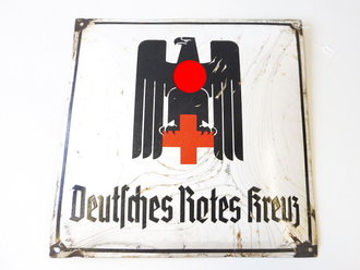Deutsches Rotes Kreuz Emailleschild 50 x 50cm