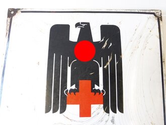 Deutsches Rotes Kreuz Emailleschild 50 x 50cm