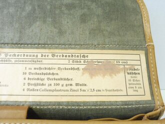 Verbandtasche für die Mannschaften der Krankentransportkompanien in fast neuwertigem Zustand