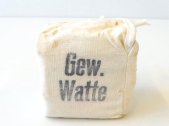 100g gewöhnliche Watte datiert 1942 in Tasche,...