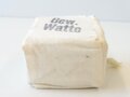 100g gewöhnliche Watte datiert 1942 in Tasche, gehört so in den Verbandkasten