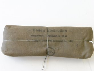 Verbandpäckchen datiert 1942 übergroßes Modell Breite 17cm