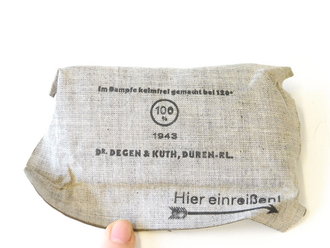 Verbandpäckchen datiert 1943 großes Modell