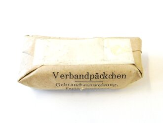 Verbandpäckchen mit Papierhülle datiert 1939 kleinformatig