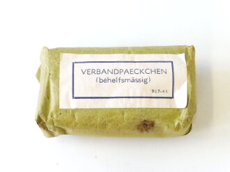 Verbandpäckchen ( behelfsmässig )