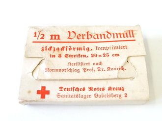 Deutsches Rotes Kreuz Sanitätslager Babelsberg, 1/2 m Verbandmull