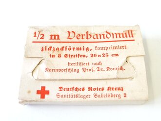 Deutsches Rotes Kreuz Sanitätslager Babelsberg, 1/2 m Verbandmull