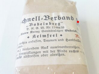 Deutsches Rotes Kreuz Sanitätslager Babelsberg, Schnell-Verband