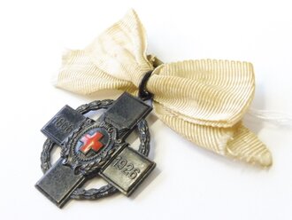 Vaterländischer Frauenverein von Roten Kreuz, Jubiläumskreuz 1866-1926 an Schleife