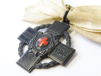 Vaterländischer Frauenverein von Roten Kreuz, Jubiläumskreuz 1866-1926 an Schleife