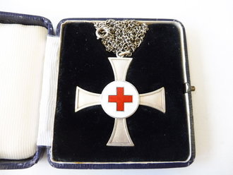 Deutsches Rotes Kreuz, Schwesternkreuz 2.Form in silber, im Etui