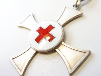 Deutsches Rotes Kreuz, Schwesternkreuz 2.Form in silber, im Etui