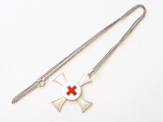 Deutsches Rotes Kreuz, Schwesternkreuz 2.Form in silber, im Etui