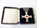 Deutsches Rotes Kreuz, Schwesternkreuz 2.Form in silber, im Etui