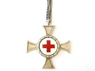 Deutsches Rotes Kreuz, Schwesternkreuz 2.Form in silber mit Kranz,