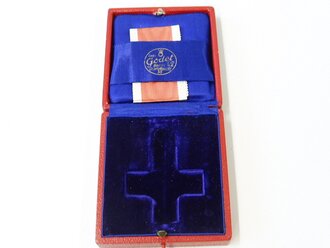 Deutsches Rotes Kreuz, Verdienstkreuz 2.Klasse am Band, in Etui von Godet Berlin