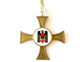 Deutsches Rotes Kreuz, Schwesternkreuz 1937 für eine Oberin der DRK Schwesternschaft vergoldet, an Kette