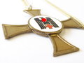 Deutsches Rotes Kreuz, Schwesternkreuz 1937 für eine Oberin der DRK Schwesternschaft vergoldet, an Kette