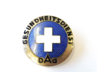 Brosche "Gesundheitsdienst DAG" 30mm