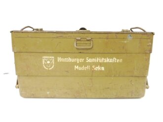 Hamburger Sanitätskasten Modell Seka, Originallack, guter Zustand