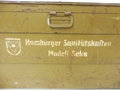 Hamburger Sanitätskasten Modell Seka, Originallack, guter Zustand