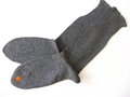 Paar Feldgraue Wollsocken Grösse 11 1/2